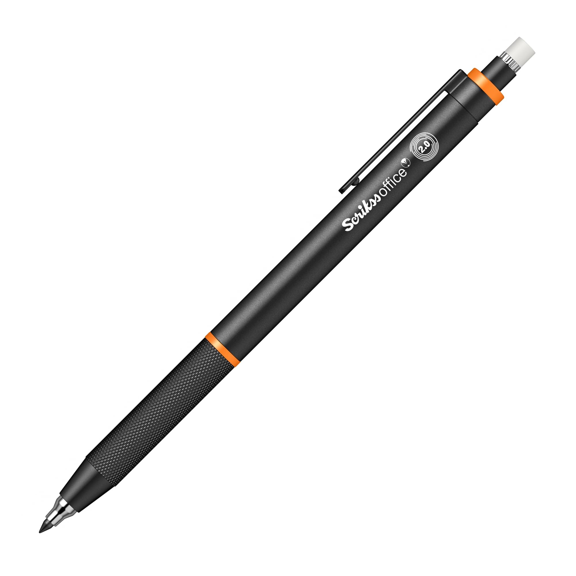 Scrikss Ołówek mechaniczny Twist Black Line BT (pomarańczowy, 2,0 mm)