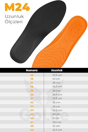 Extra Konfor Ayakkabı Tabanlığı, Memory Foam Hafızalı Topuk Dikeni İç Tabanlığı, Düz Taban - GoLite M24 Insole (Yeşil, 45)