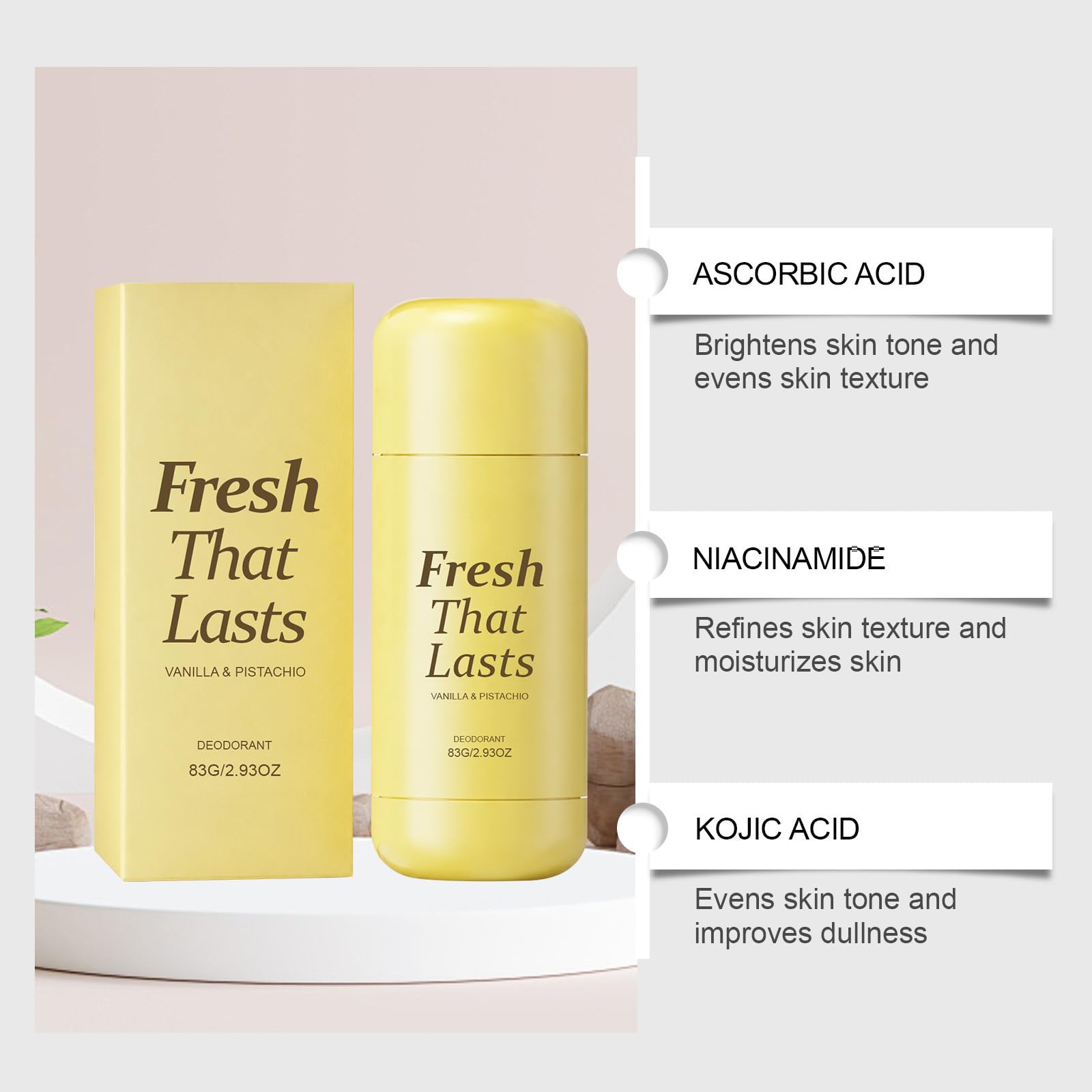 dezodorant waniliowy Underarm Care Unified Complexion and Feeling of Freshness