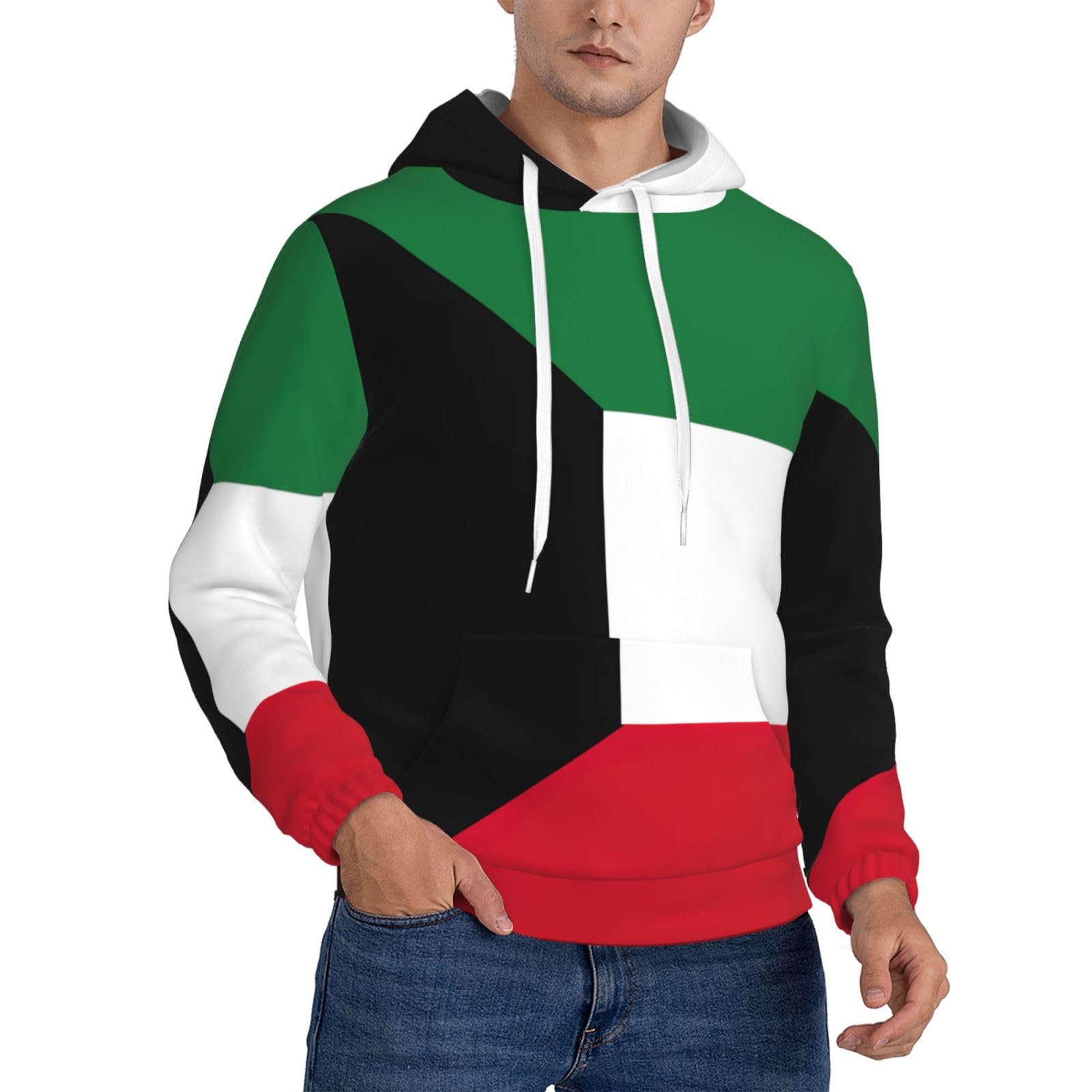 Sweat à capuche épais homme Koweït en molleton premium durable - 8