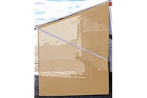 Exclusive Tentproinc RV Shade Canopy - Durable Mesh UV Sun Blocker for Camping Trailers