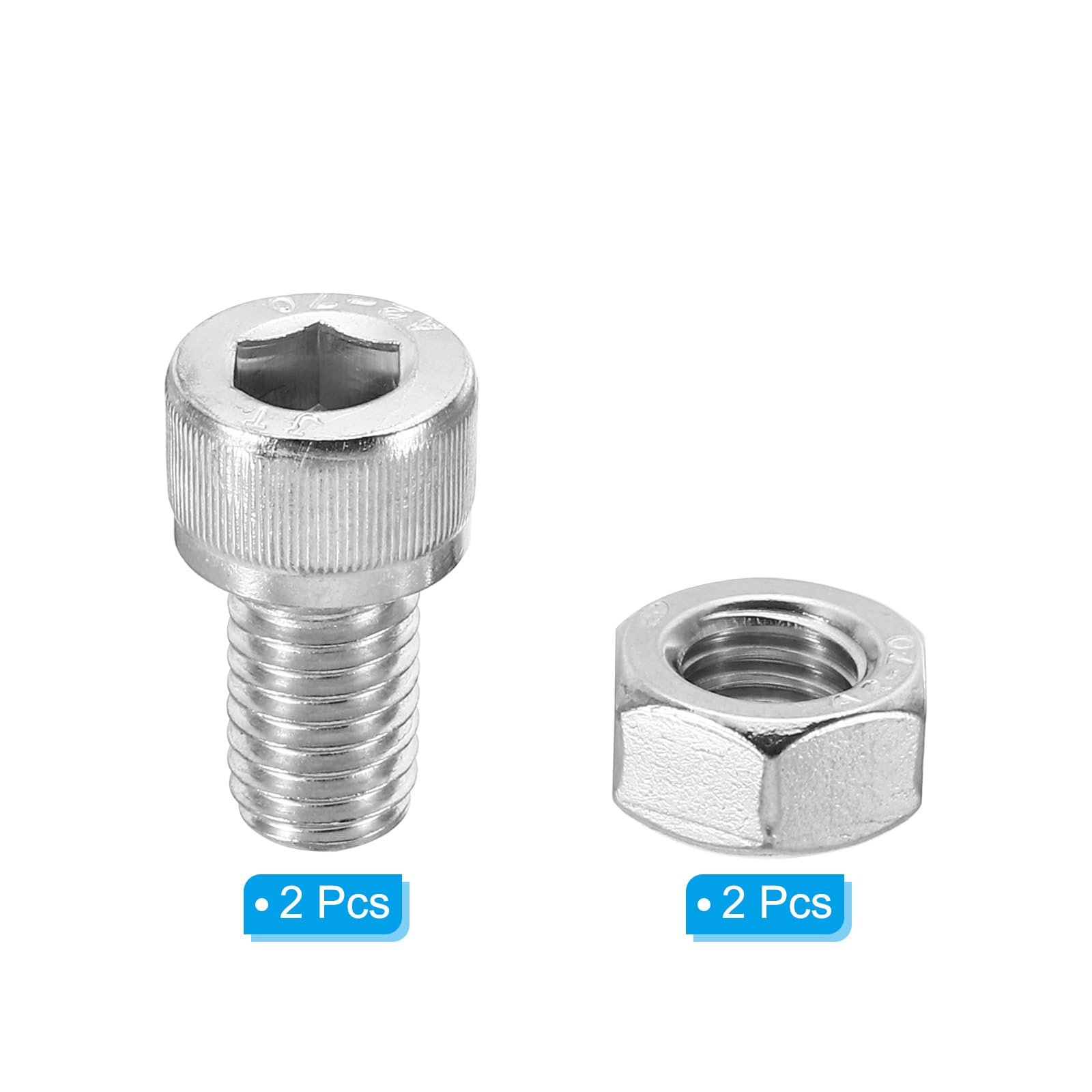 PATIKIL M10x16mm 304 Stainless Steel Hollow Bolt - Image 3