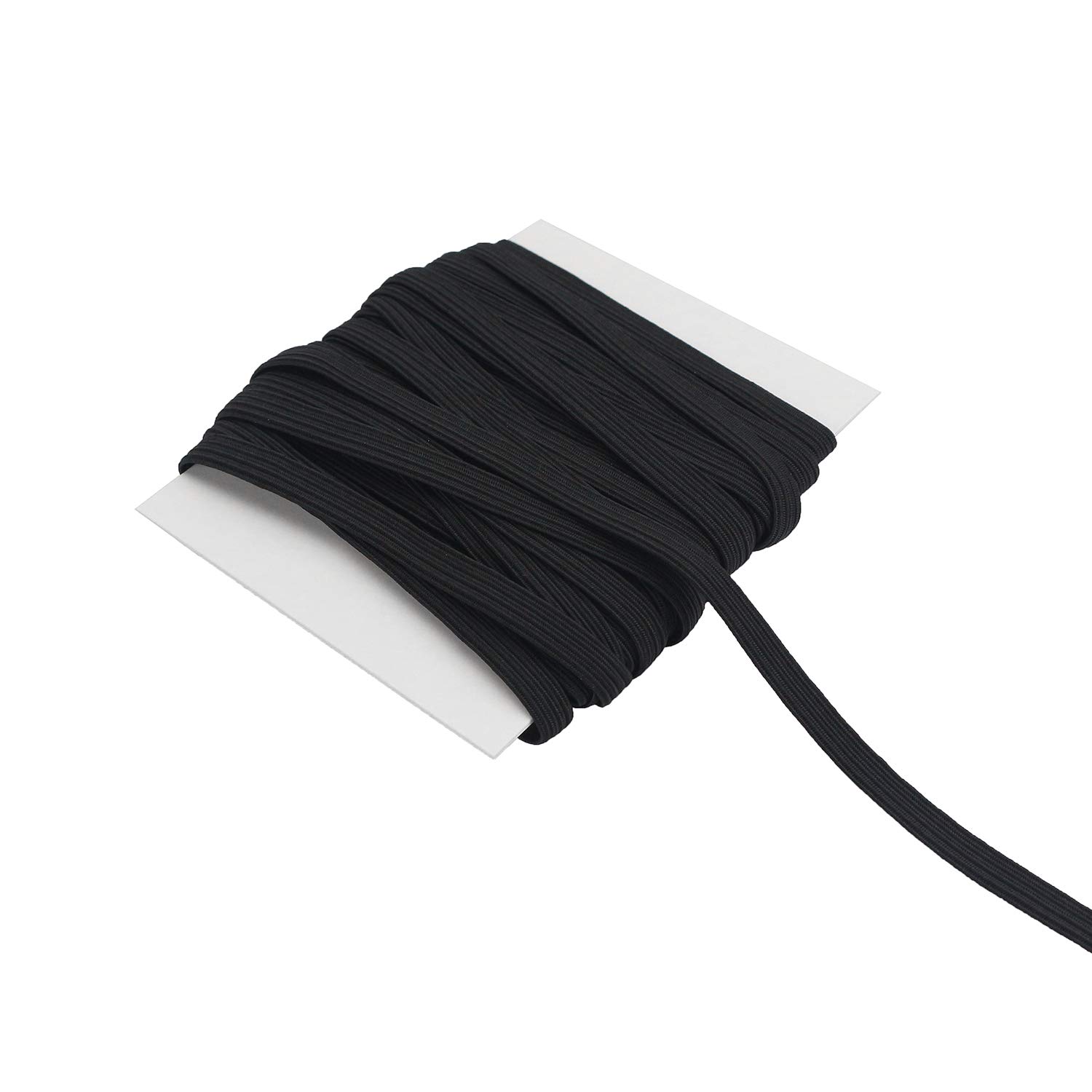 Midi Ribbon Braided Elastic 1/4" Wide x 10 Yards - Apple Green