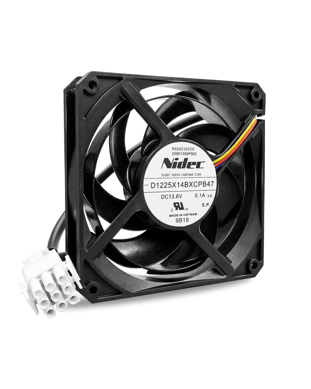 Condenser Fan Motor Fit for GE CFE28TSHCSS CFE28TSHBSS Refrigerator, Refrigerator