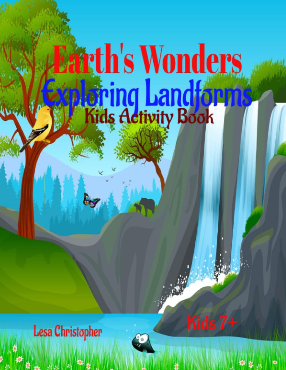 Earth's Wonders: Exploring Landforms!: Discover the fascinating world of landforms through interactive activities and engaging games in this Kids Activity Book.