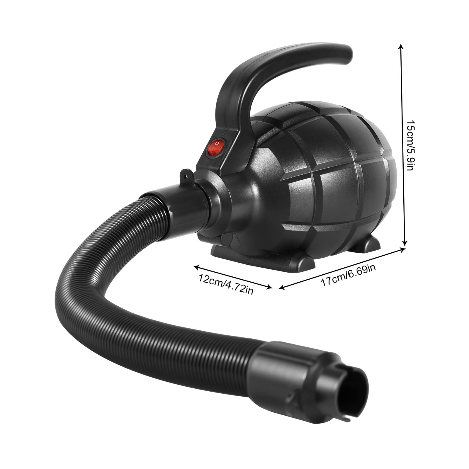Pompe à Air Électrique 600 W - 1000 L/Min, Rechargeable, 2,4 PSI Avec 4 Buses Pour Tapis de Piste d'Air Tumbling