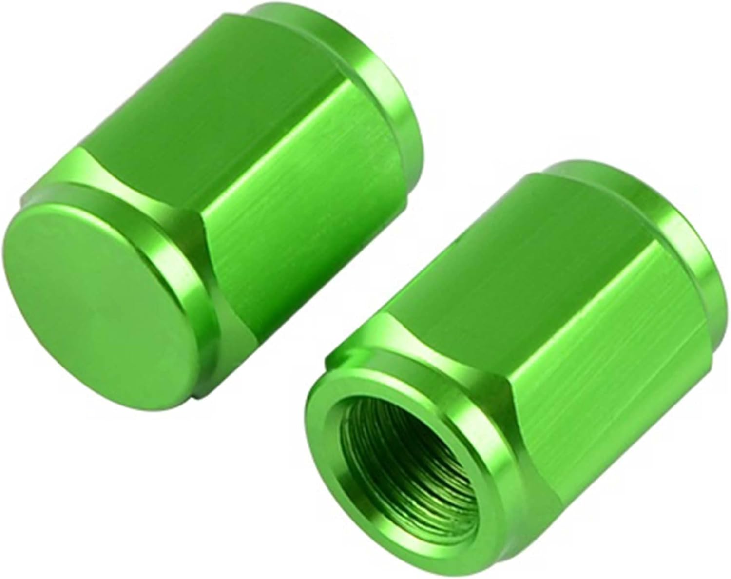 Rippin Moto Green Tire Caps Premium CNC Aluminum Valve