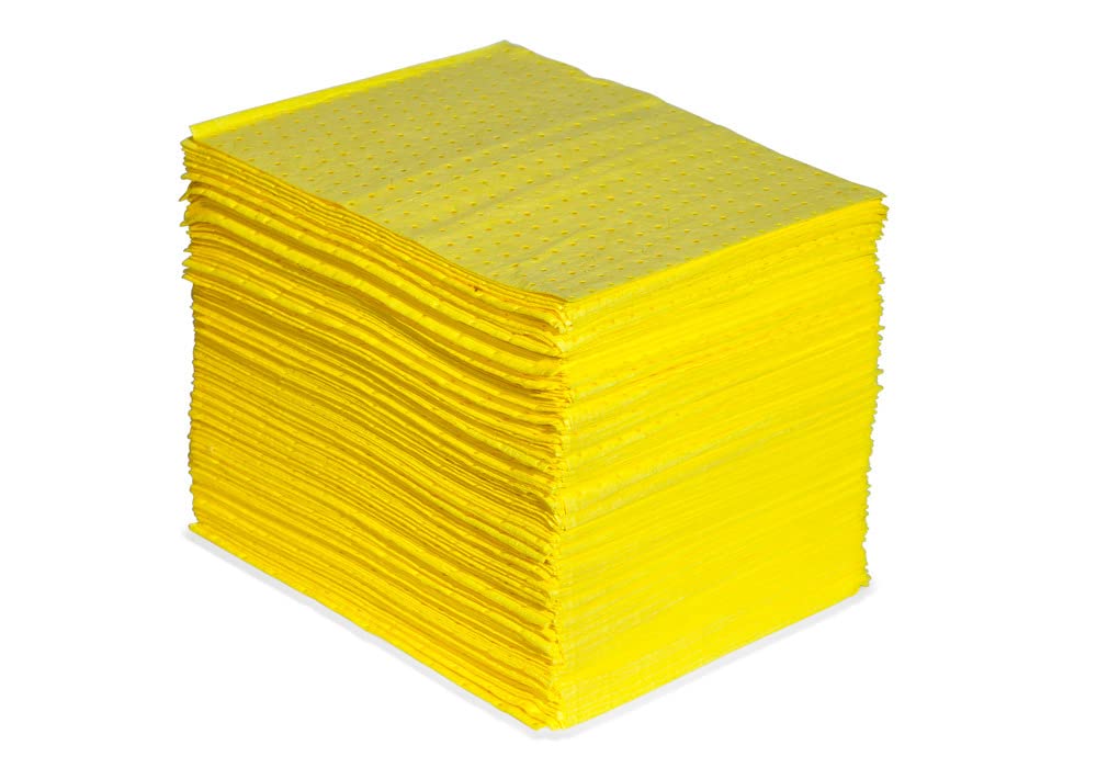 DENSORB Chemikalienbindemittel Vlies Matten, Economy Single, light, 40 x 50 cm, 200 Stück