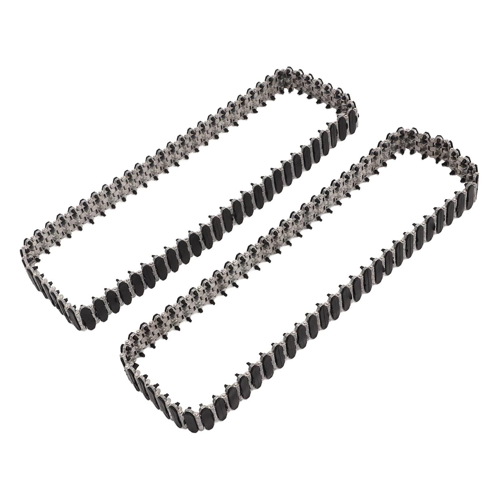 Cadena de Oruga de Tanque RC, Cadena Transportadora de Oruga de Plástico de Aleación de Aluminio para Cadena de Rueda de Oruga WPL E 1 GAZ 71 RC