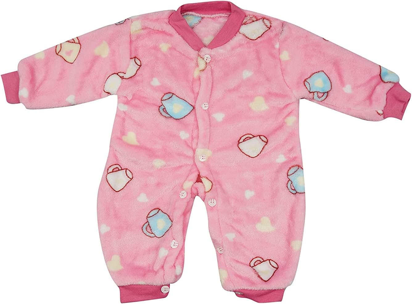 ADRIEL BRINGING JOY® Woolen Printed Romper Body Suit Set for New Born Baby (Pack of 1)