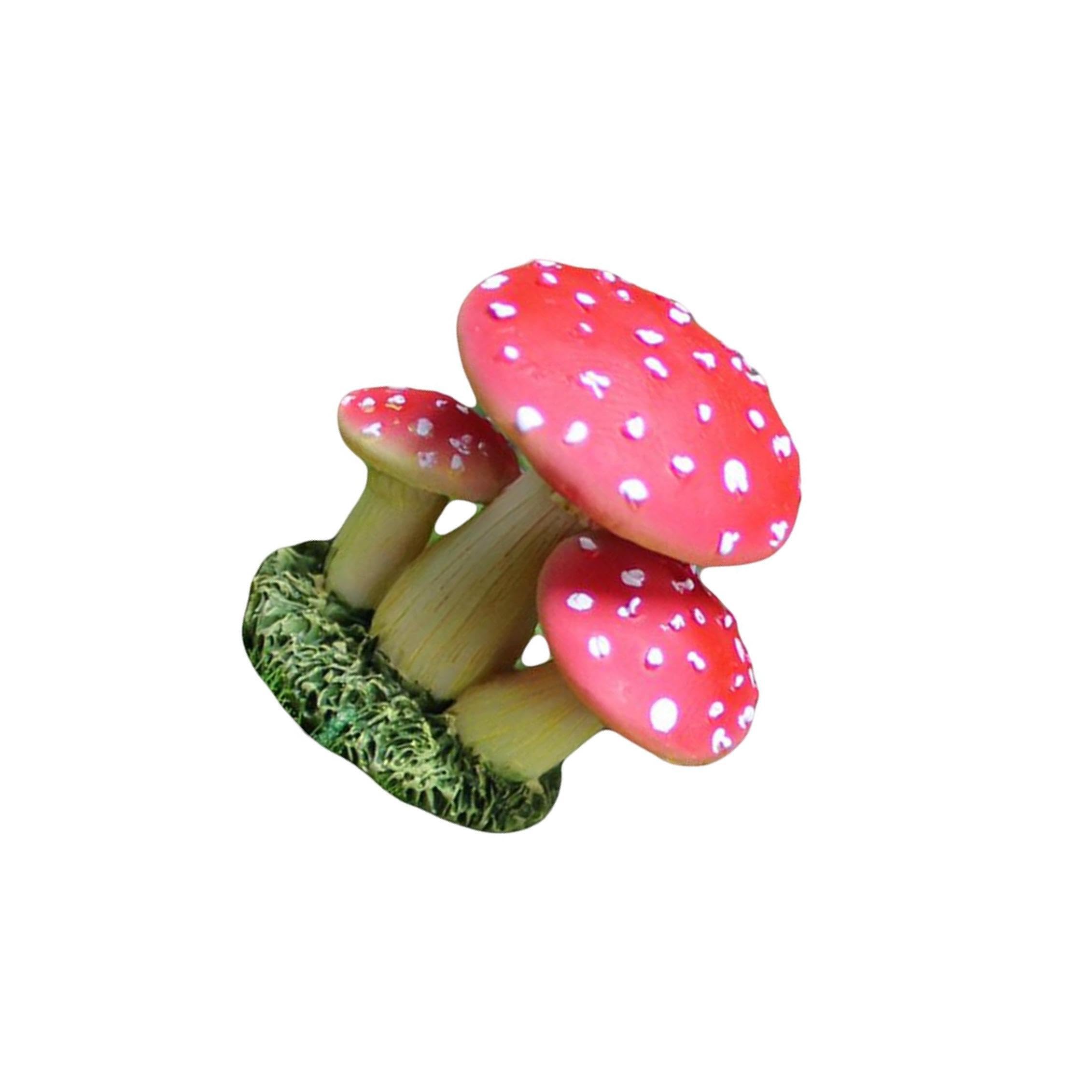 mophrati MaterialThis Mini Garden Mushroom Ornament Is Made Of Resin Vivid