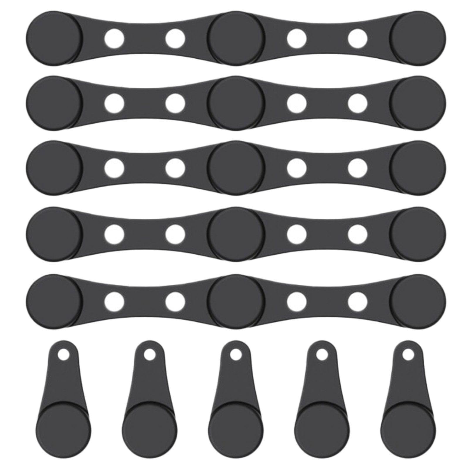 10 Air Fryer Anti-Displacement Magnetic Buckles, High Temperature Resistant Silicone Material, Firmly Fixed Baking Paper, Prevent Rolling and Scorching, Kitchen Accessories.