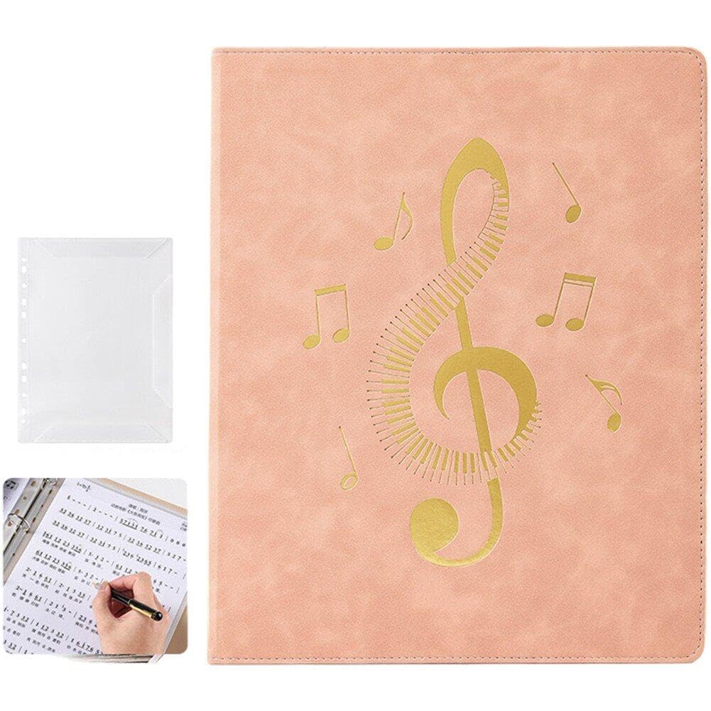 Dossier De Musique A4 Multifonctionnel, À Feuilles Mobiles, Dossier D'affichage De Musique, Livre D'information sur Les Partitions De Piano pour Les Amateurs De Musique