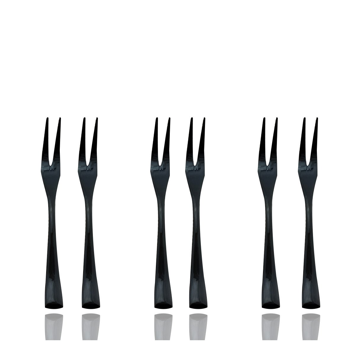 JASHII Black Stainless Steel Flatware Set - 24 Piece -10 JASHII Black Stainless Steel Flatware Set - 24 Piece -10