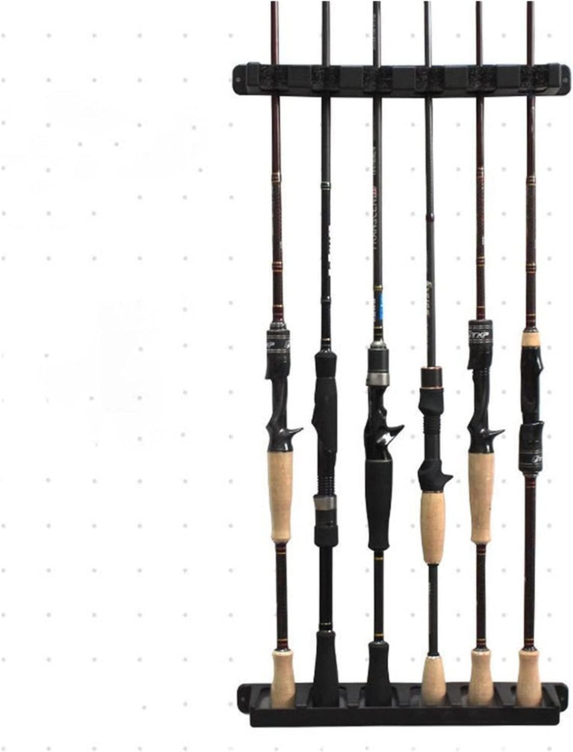 KIZQYN Fishing Rod Rack Fishing Vertical Holder Rack Fishing Pole Holder Rod Stand