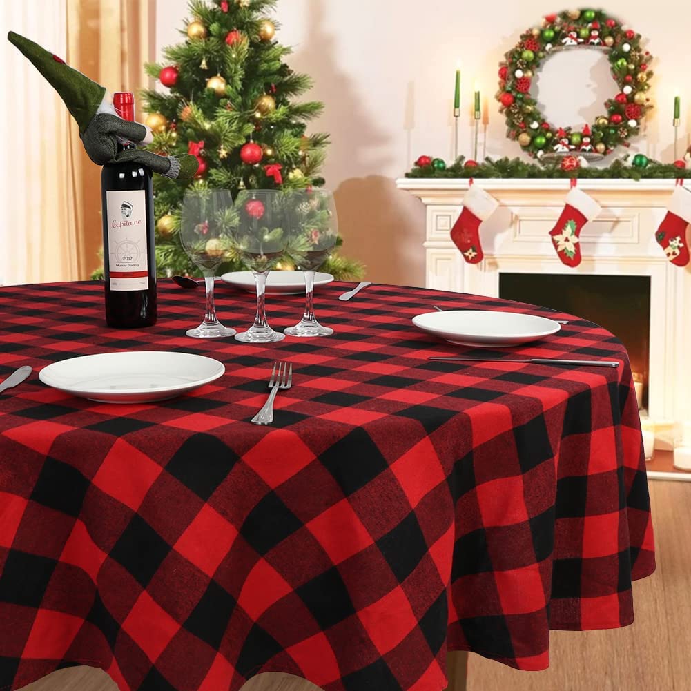 Décoration Base Arbre Noël Tapis Sapin Noël 120cm - Jupe Ronde Motifs Festifs - Protection Sol Décoration Fête Décoration Base Sapin Cadeaux