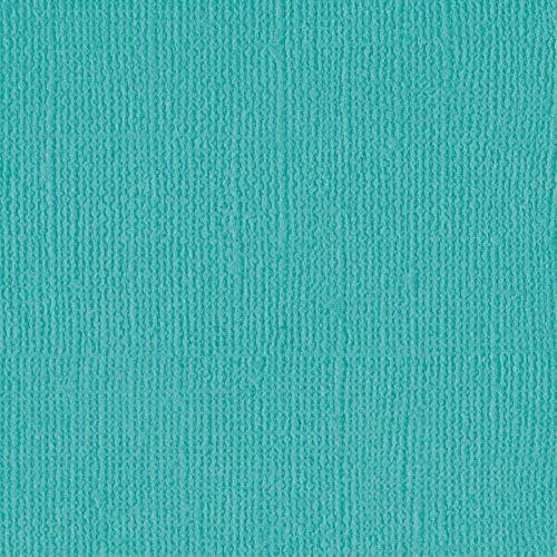 Bazzill CAPRI SEA 12x12 Textured Cardstock | 80 lb Blue-Green Colored Scrapbook Paper | Premium Card Making and Paper Crafting Supplies | 25 Sheets per Pack