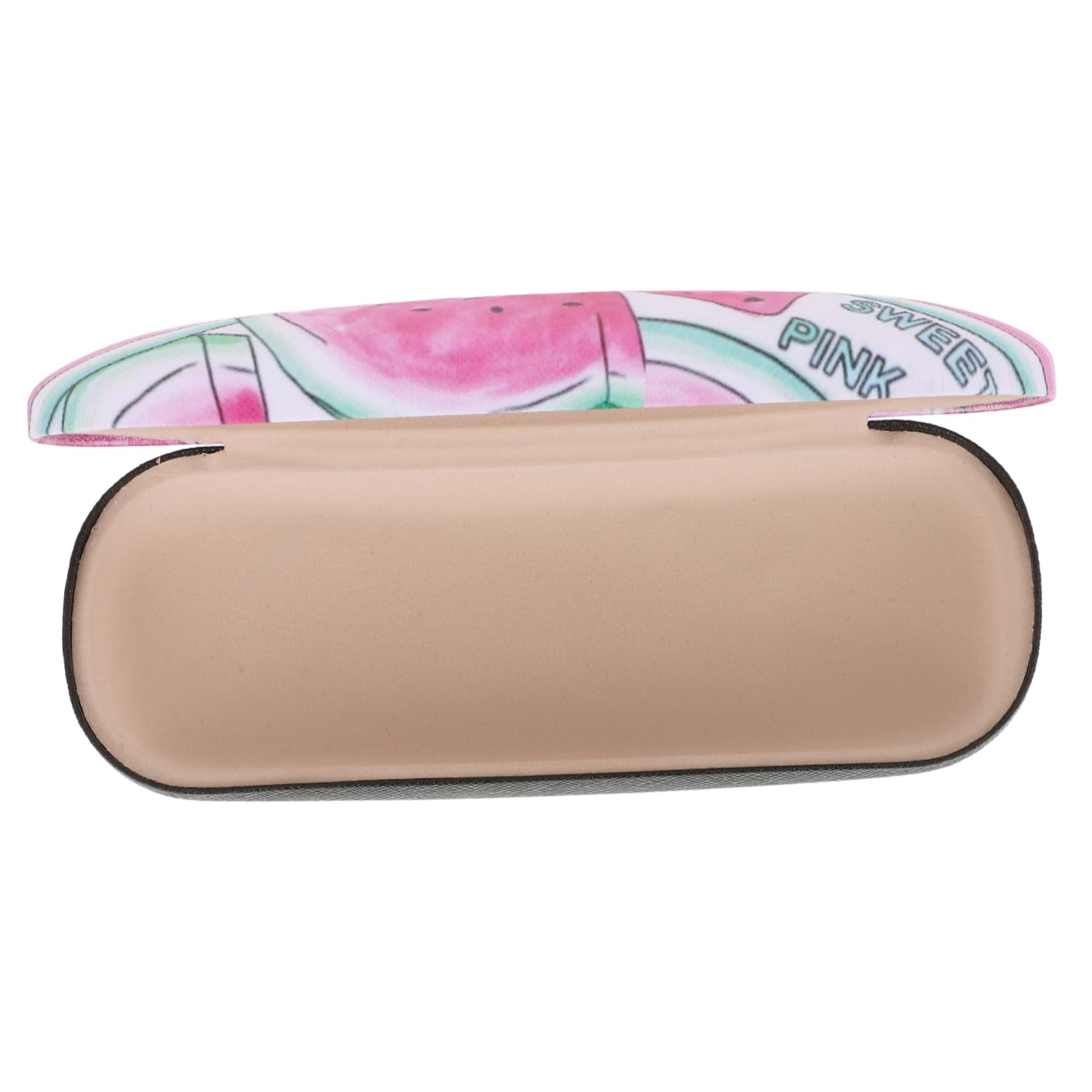 FRCOLOR Custodia per con anguria moda caso con astuccio Scatola portaocchiali organizer per da sole da viaggio custodia per plastica