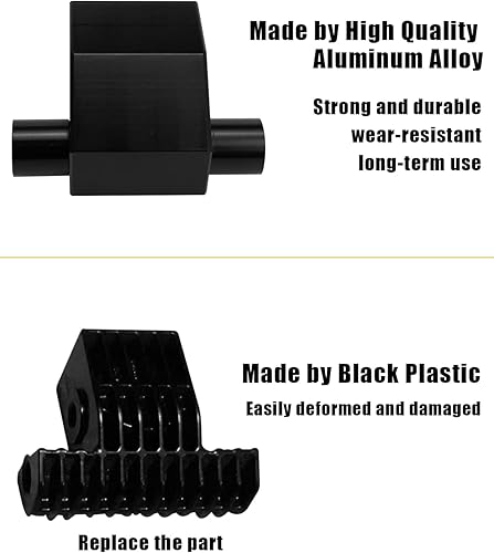 Miniatura 2 de Montura de palanca y horquilla de metal para todas las sillas reclinables La-Z-Boy LazyBoy Lazy Boy, con 2 bujes divididos de plástico, color negro