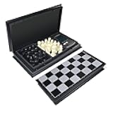 Handheld Electronic Chess Board, 7 in 1 Touch Chess Computer Game with Stylus Large LCD Display & Mult-Level Difficulty & Portable and Compact for Adults, Kids, Beginners Learn and Travel