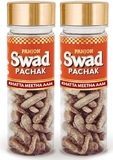 Panjon Swad Khatta Meetha Aam Mukhwas (Pack Of 2 X 130 Grams) | Digestive Mouth Freshener | Hygienically Packed Traditional Pachak | Tasty Mouthfresheners | After-Meal Snack | Dry Mukhwas.