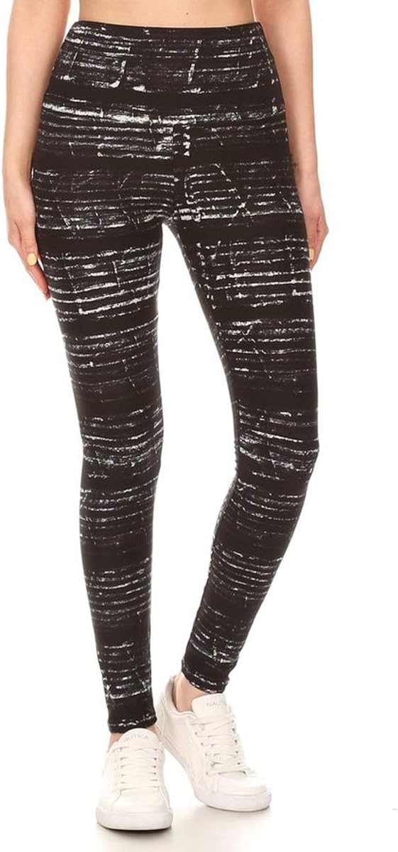 Leggings Depot High Waisted Tie Dye & Fabric Print Leggings for Women - Reg, Plus, 1X3X, 3X5X at  Women’s Clothing store