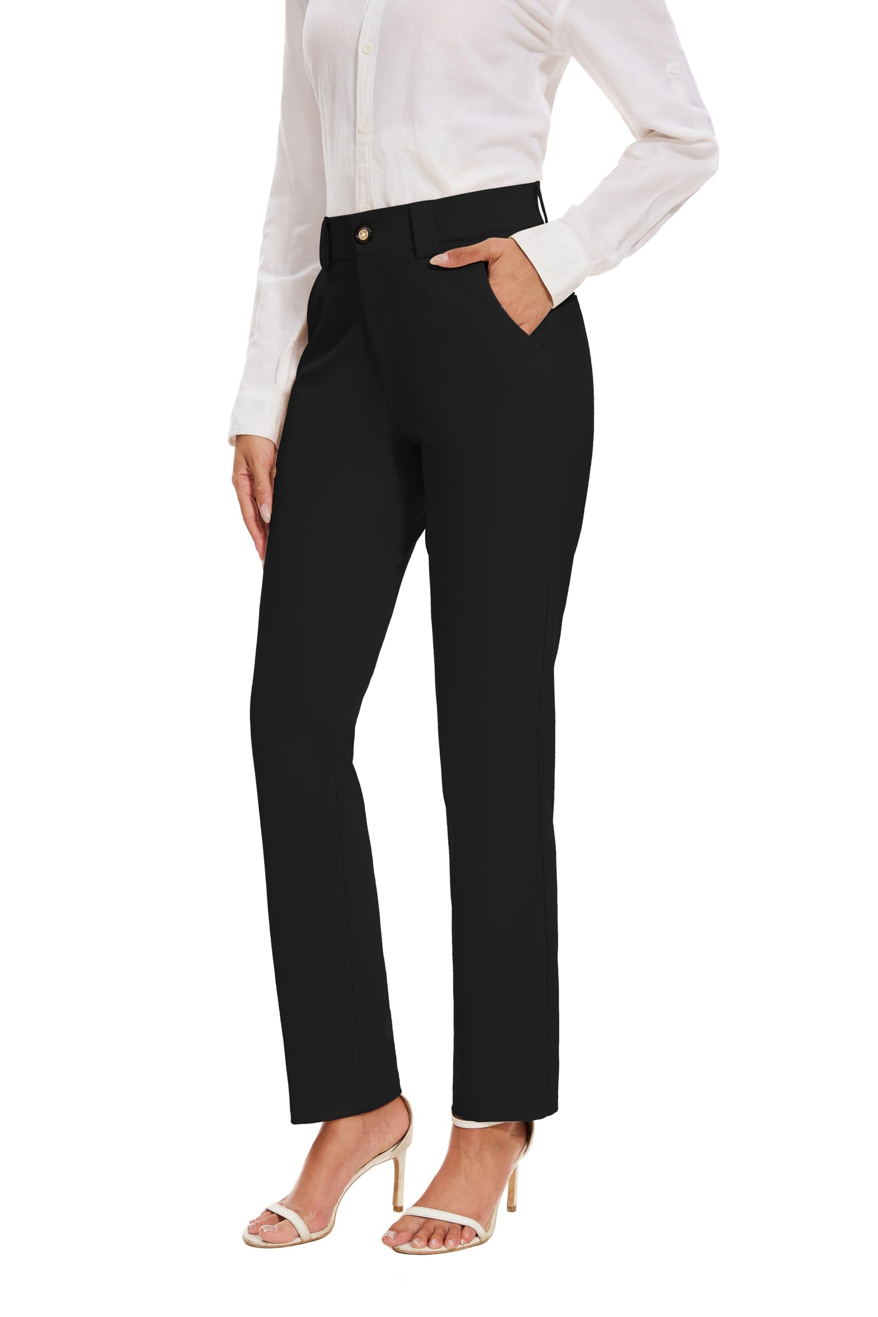 KICZOY Women's Straight Leg Dress Pants