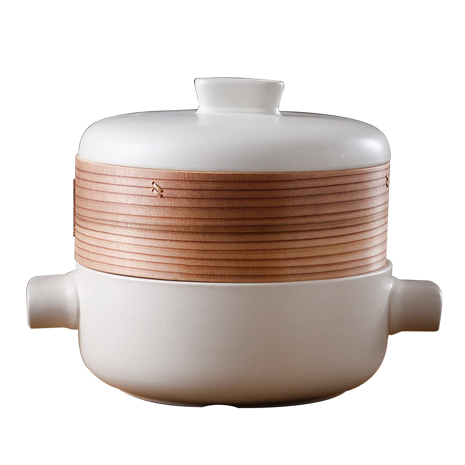 Ceramiczny gorący garnek, wytrzymały indukcyjny garnek do zupy z pokrywką, naczynia do zapiekanek, naczynia do gotowania na parze i garnek