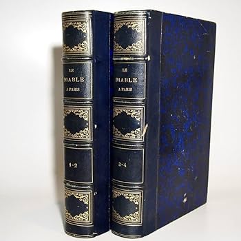 Amazon.co.jp: 希少な2冊揃い J.J.グランヴィル 挿絵 「 パリの