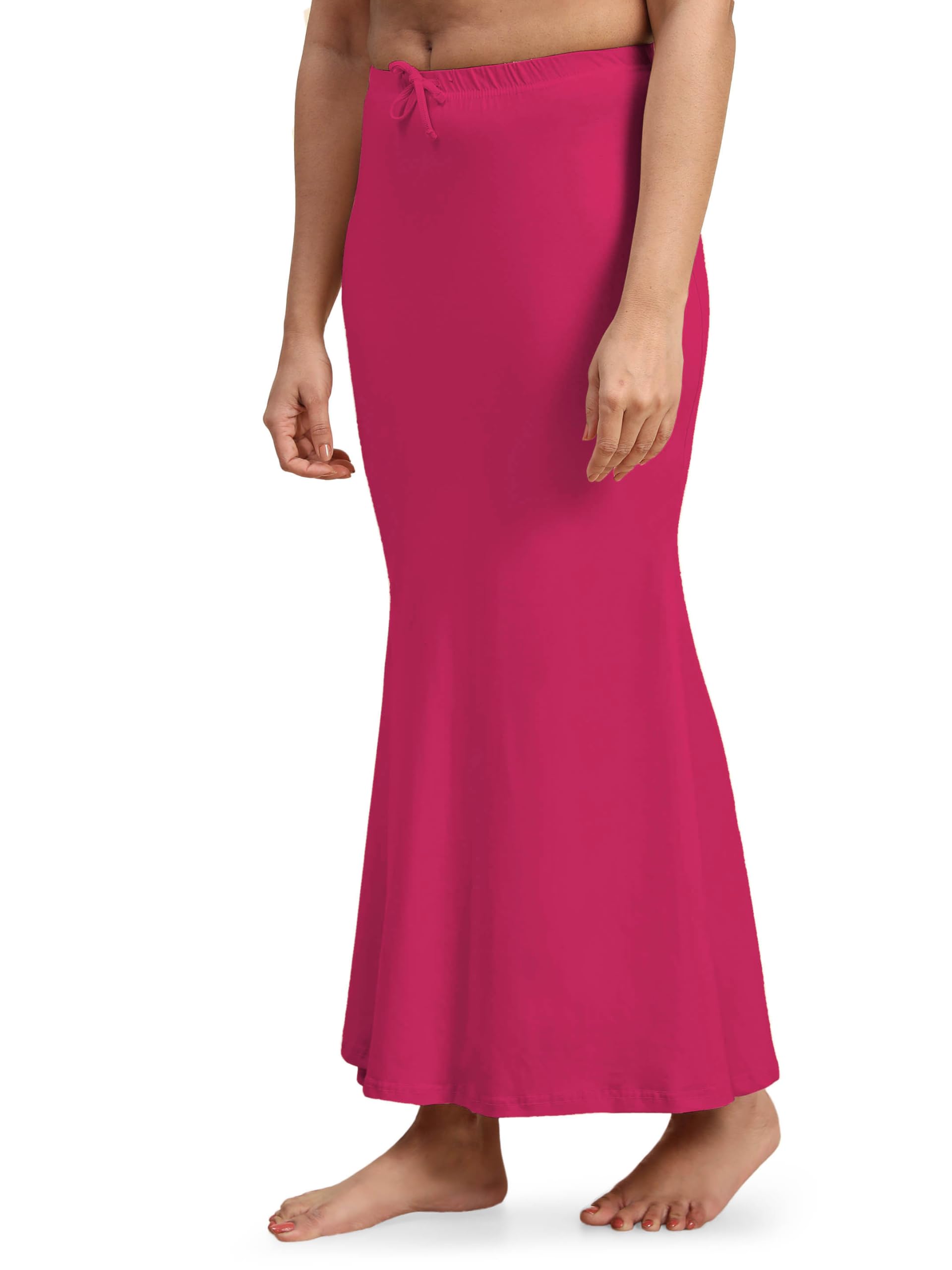 laavaan Women's Cotton Blend Fishcut Saree Shapewear,Petticoat,Skirt, Comfortwear-picture-54