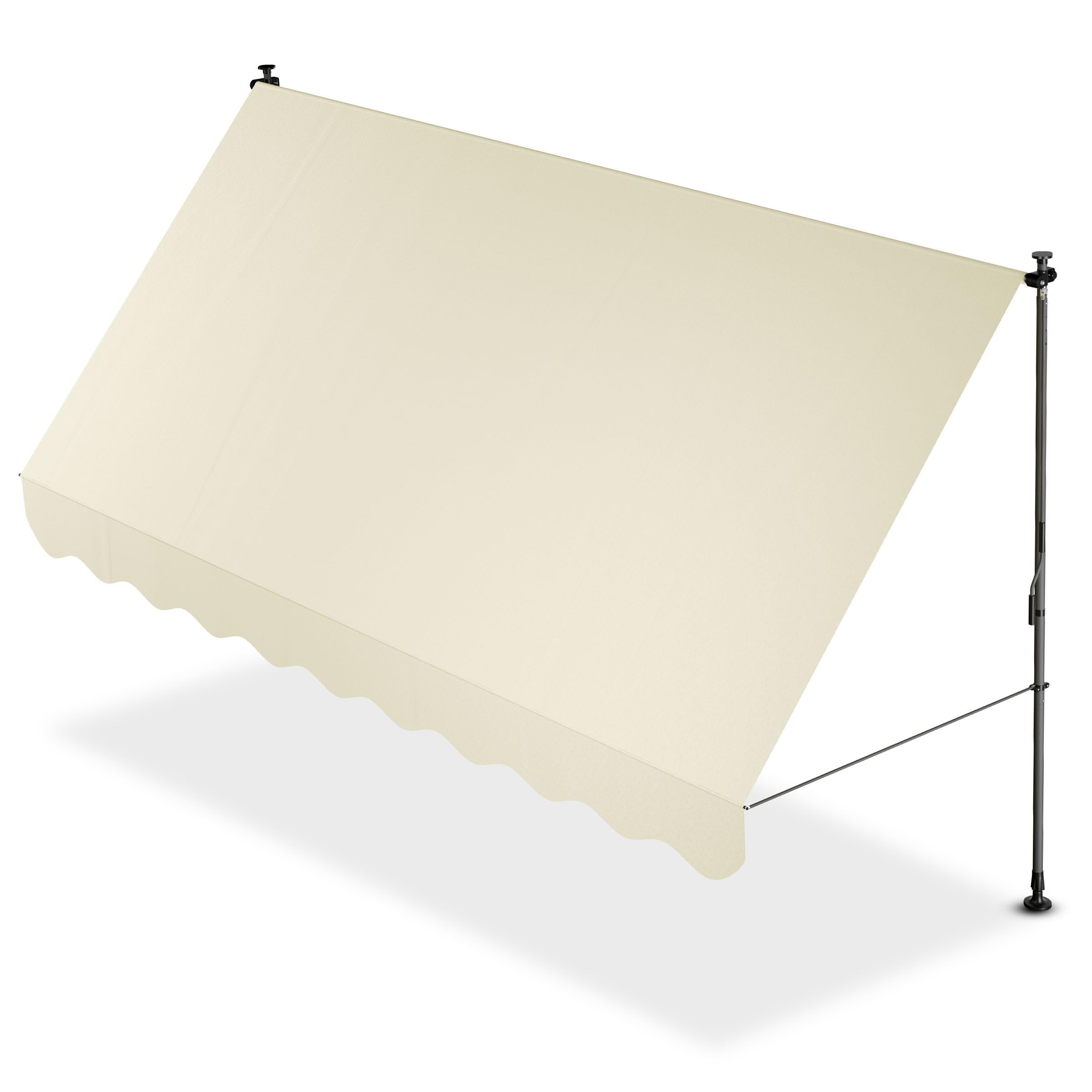 Juskys Klemmmarkise Kapstadt 350x120 cm – Beigebraun Produktbeschreibung