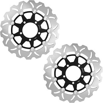 Front Brake Disc Rotors for Kawasaki Ninja ZX6R 13-24 ZX14R ZX1400 ZZR1400 06-22 GTR 1400 ABS Concours 14