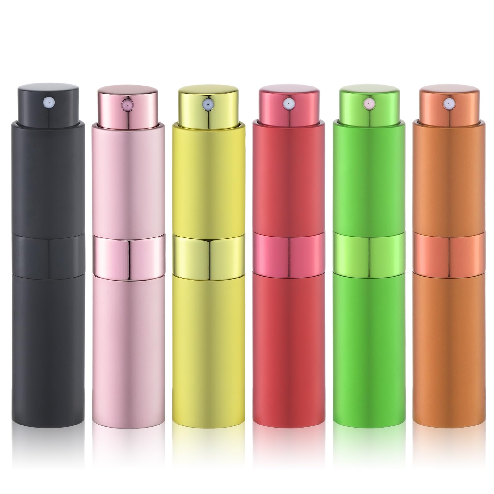 Lulupack Travel Perfume Bottle Refillable - Cologne Spray Atomizer Mini - Small Travel Size Empty Sprayer for Refill Sample Container - Portable