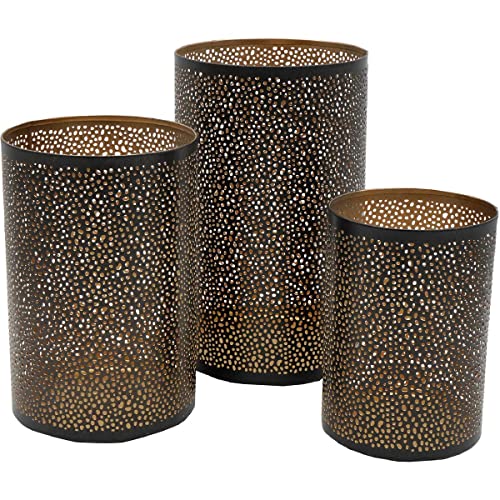 A&B Home Pierce Hurricanes - Set of 3 - Bronze/Gold