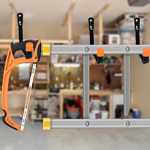 Miniatura 3 de Dreecy Ganchos J utilitarios para colgar en el garaje, ganchos de uso pesado para colgar en la pared de garaje, bicicletas, escaleras, cable,