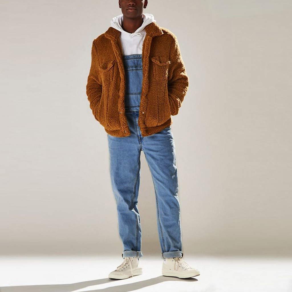 2023 Mono Hombre Vaquero otoño Inviernos Casual Moda Peto Vaquero Hombre Pantalones de Mezclilla Retro Denim Jeans de Trabajo con Bolsillo clásico Suelto Jumpsuit Informal Overall pantalón Nueva