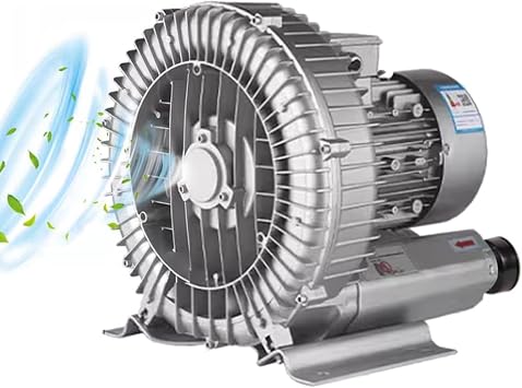 عالية الضغط دوامة حلقة منفاخ،120 w-1100 w منفاخ التجدد للاستخدام الصناعي 50 hz مرحلة واحدة، قناة جانبية منفاخ الطرد المركزي مع سرعة المحرك 2980 Rev/Min،120 W/0.16 HP