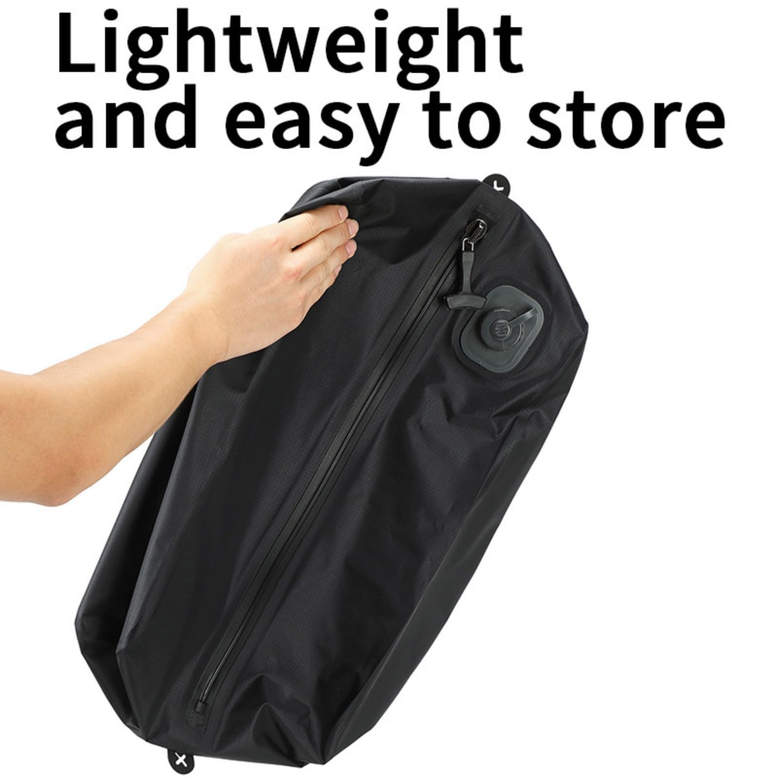 Sac de compression électrique pour valise, batterie intégrée 1000 mAh et fermeture éclair renforcée, organiseur sous vide type C