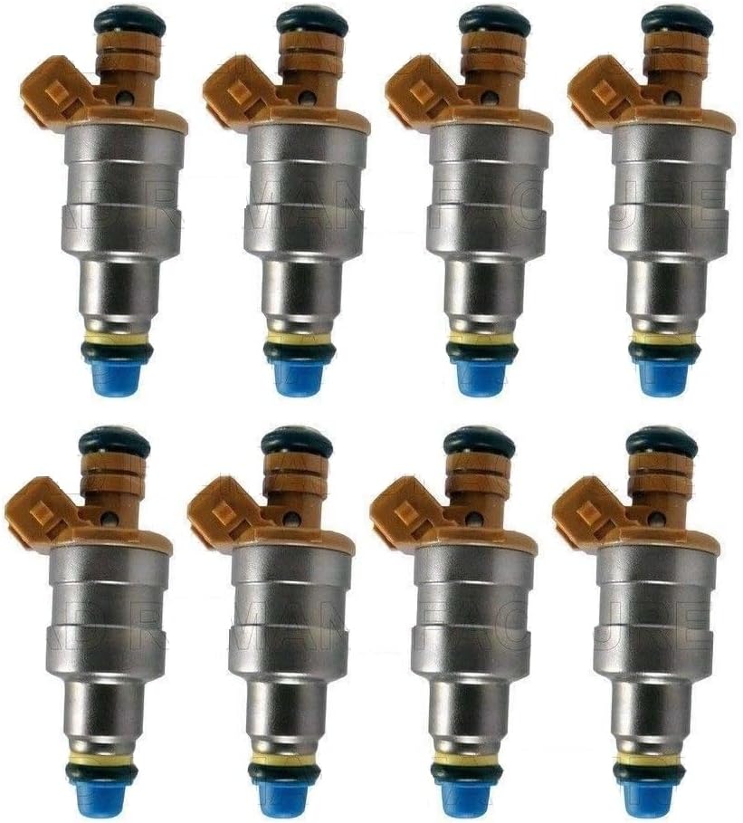 $169.00 AAP Re-Manufactured Genuine Set of 8 Fuel Injectors 1986-1995 Compatible With Ford Mustang 5.0L E6TE-A2B, E6TE-A3B