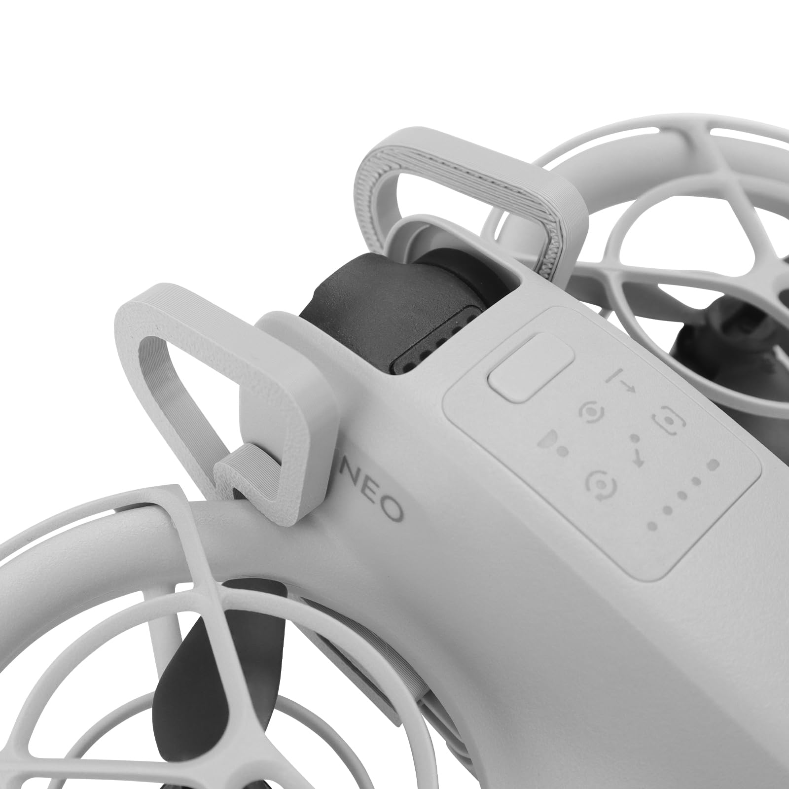 Hesupy Gimbal Bumper Guard for DJI Neo, Camera Lens Protector with Screw Fixing, More Solid Anti-Collision Safety Protection Bar for Neo Drone Accessories (Gray)