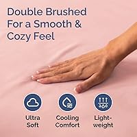 Vista 314 de King Fitted Bed Sheet - Bottom Single Fitted Sheet Only - Ultra-Soft Hotel Luxury Bedding w/ 8-16 Inch Deep Pockets - Breathable, Cooling & Wrinkle