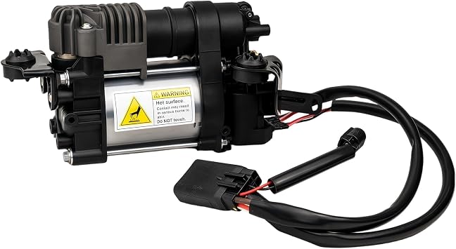 4877128AF Air Suspension Compressor Assembly Compatible with Ram 1500 2013-2018, Air Ride Suspension Pump Replacement for 4877128AG, 4877128AA