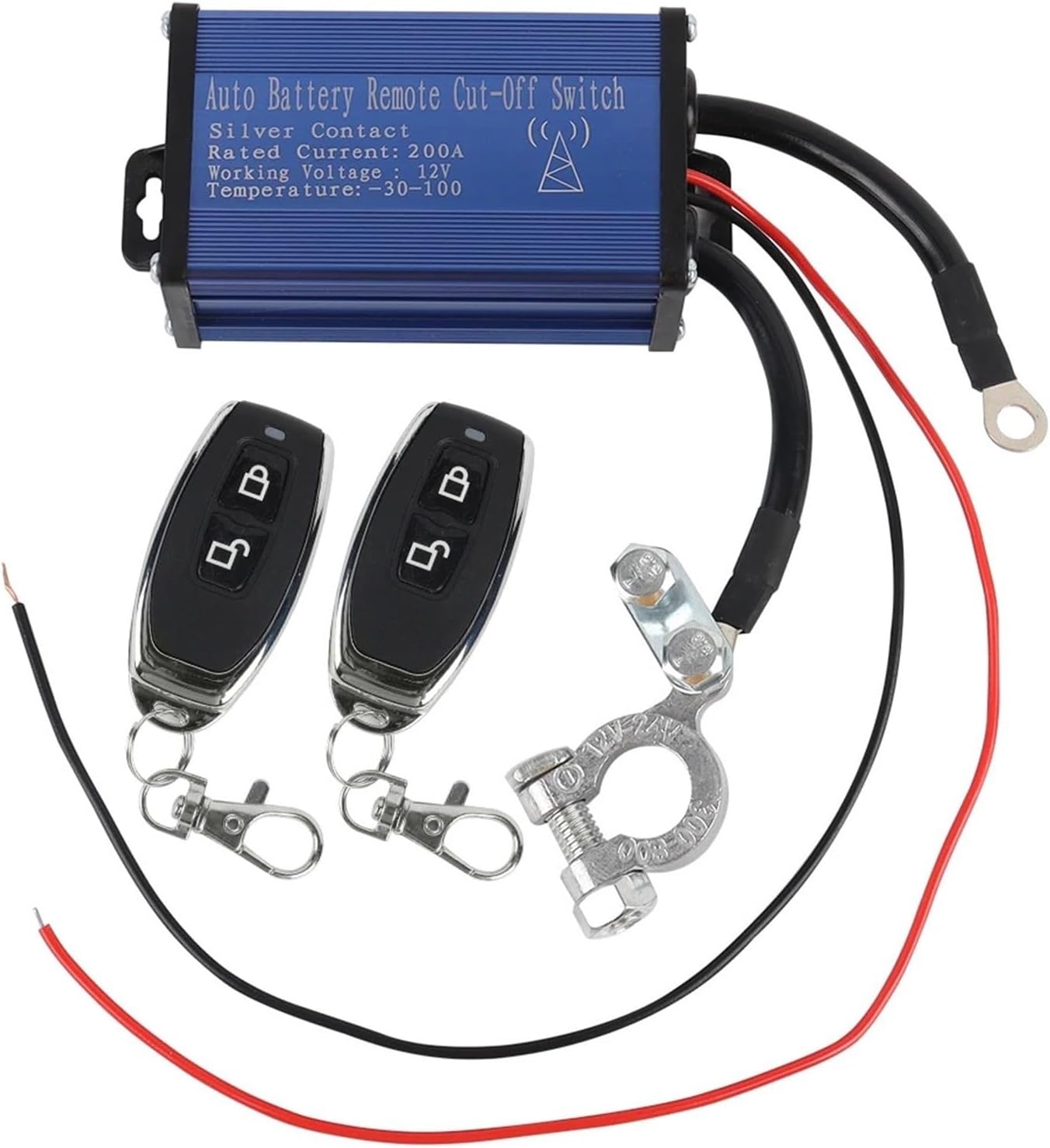 Universal Car Disconnect Cut Off Isolator Master Switches With With Control(2remote and switch)