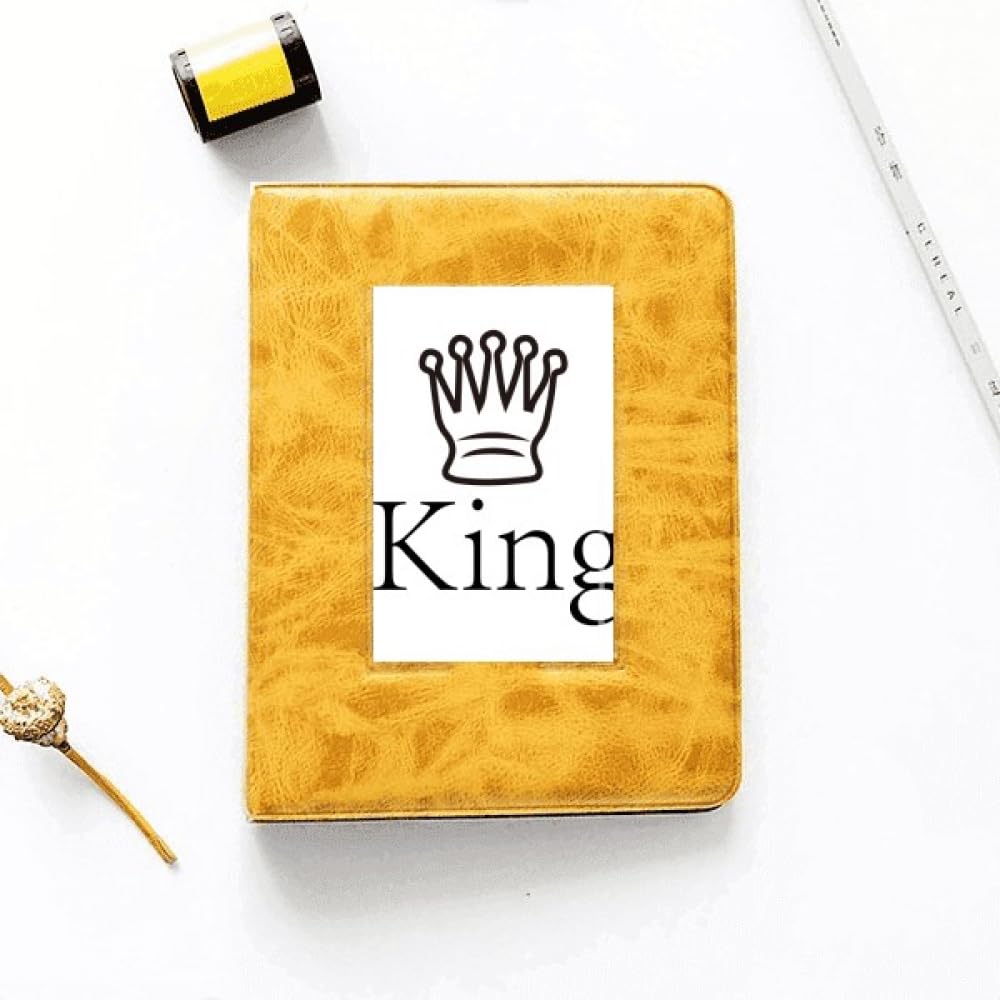 no/no King White Word Chess Game Photo Album Family Wedding Picture 4x6
