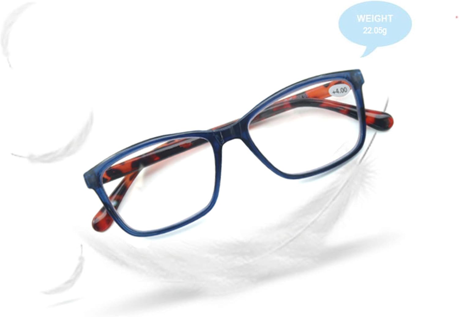 HEEYYOK 1.75 Reading Glasses for Women Small Face 4 Pack Womens Readers Square Tortoise/Clear/Black Cheaters Glasses Spring Hinge - Image 6