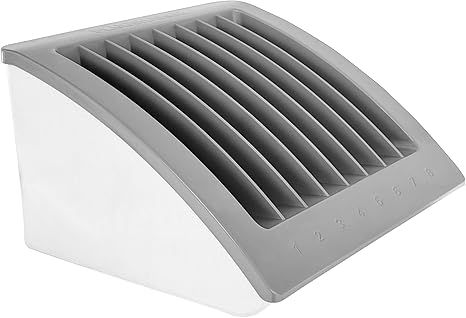 8-Device Laptop & Tablet Charging Station – Classroom & Office Organizer with Circuit Breaker & Cable Management – Fits Laptops, Chromebooks & Tablets Up to 15.6'' & 1.375'' Thick