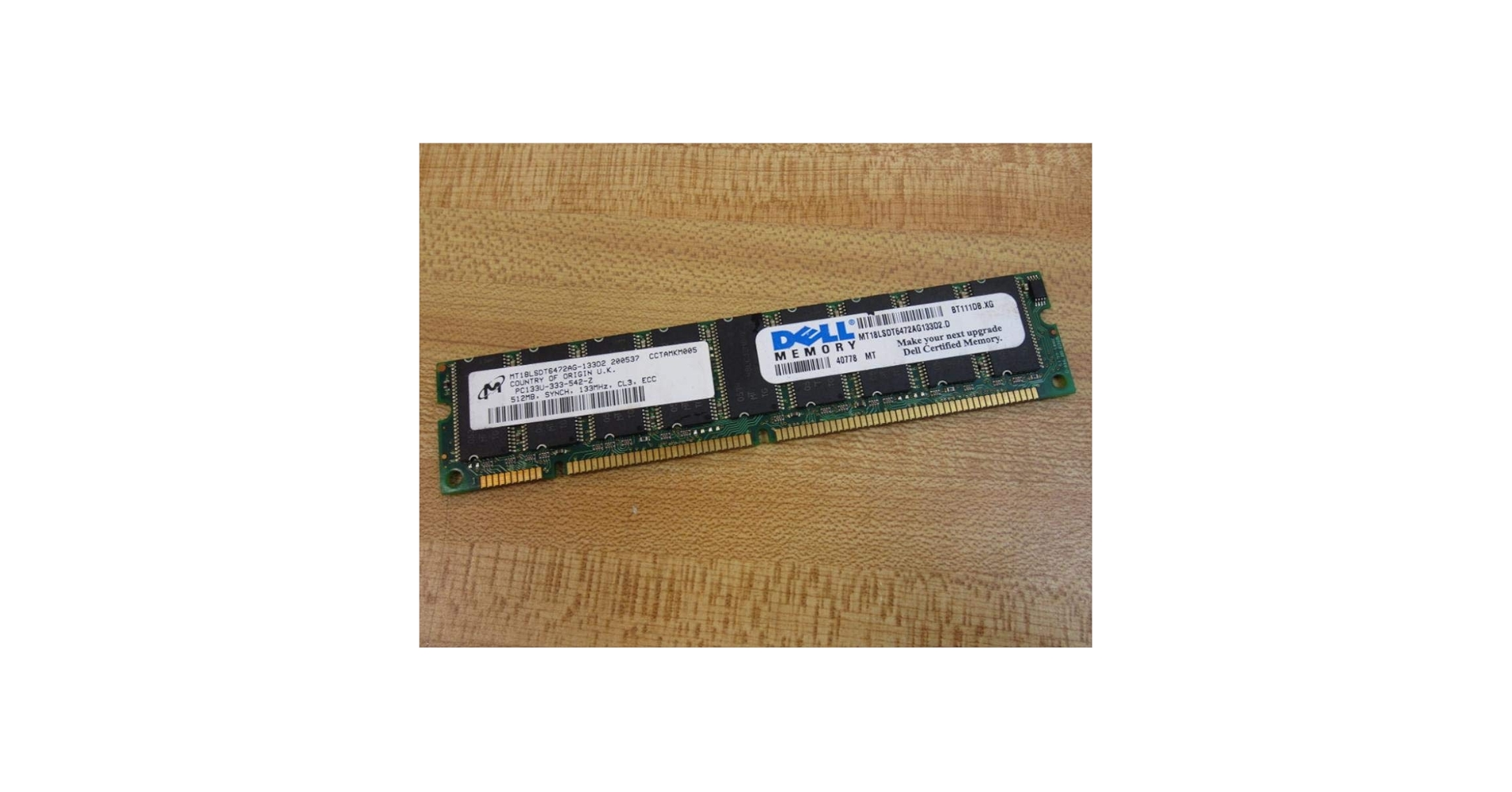 Amazon.com: Micron MT18LSDT6472AG-133D2 Memory Card PC133U
