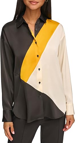 Miniatura 5 de Karl Lagerfeld Womens Oversized Printed Blouse