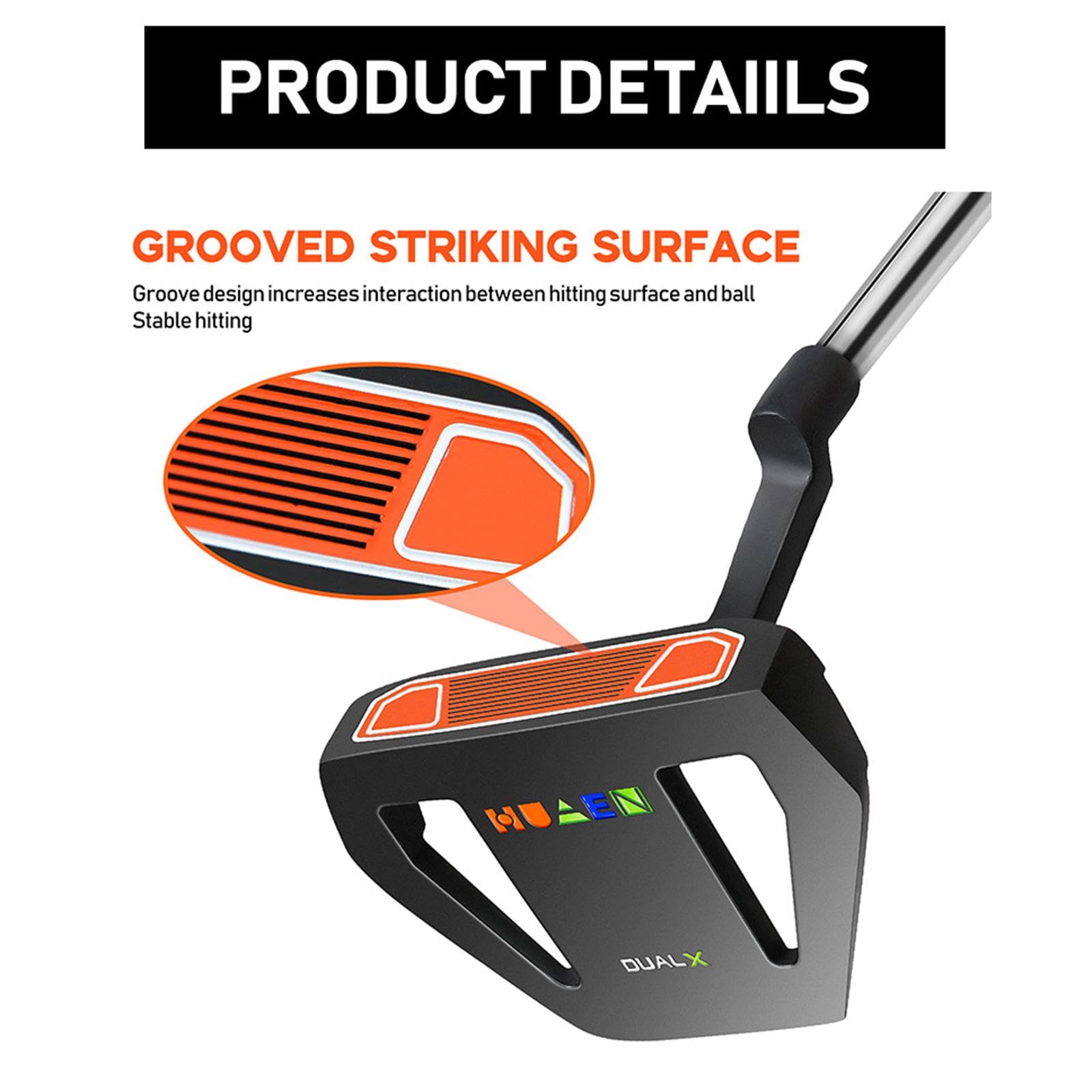 Golf Putter, Golf Mallet Putter, Rechtshänder Putter, Golf Putting Übungshilfe