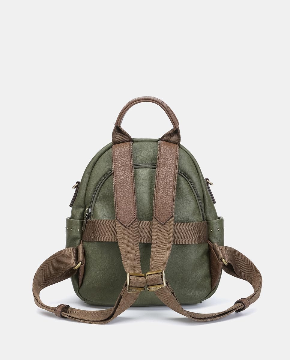 Abbacino Mochila en materiales reciclados verde Verdes